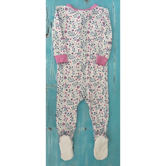 Max & Olivia Mini Footed PJ's Size 12 Months - Picture 2 of 3